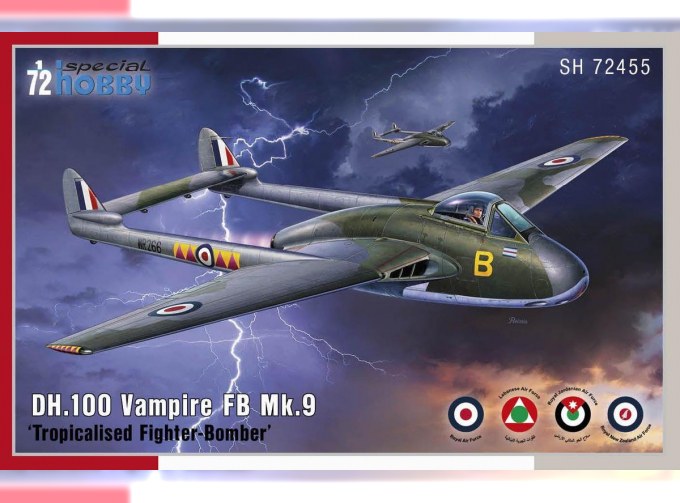 Сборная модель DH.100 Vampire FB Mk.9