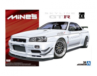 Сборная модель Nissan Skyline BNR34 Mine's