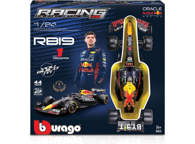Сборная модель RED BULL RB19 #1 Formula 1 World Champion  Max Verstappen (2023)