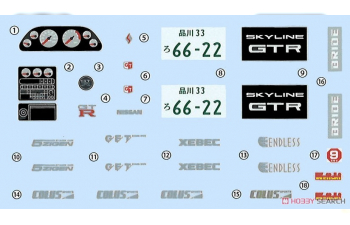 Сборная модель Nissan R32 Skyline GT-R