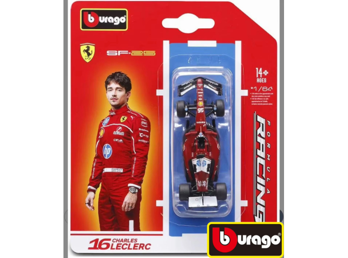 FERRARI SF-25 #16 Formula 1 Charles Leclerc (2025)