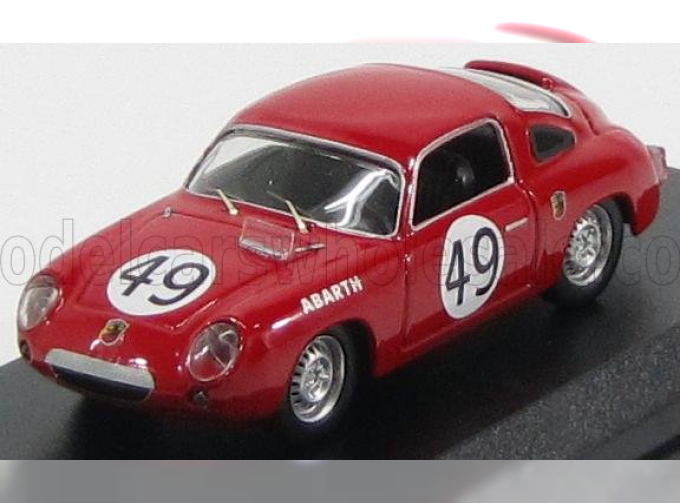 FIAT Abarth 850s Coupe Team Abarth Cie N 49 24h Le Mans 1960 Spychier - Feret, Red