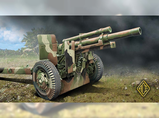 Сборная модель Американская полевая 105mm гаубица M2A1