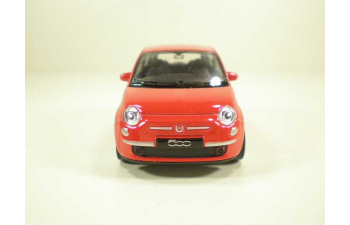 FIAT 500 (2007), red