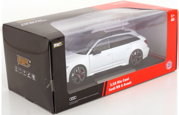 AUDI RS6 Avant (2020), white metallic