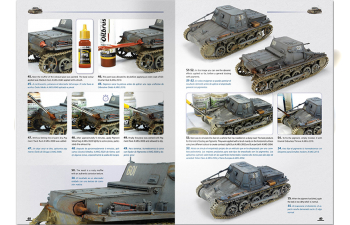 Журнал Как раскрасить немецкие танки начала Второй мировой войны (Английский, Кастеллано)