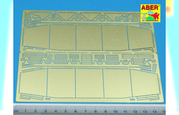 Фототравление Side skirts for Panzer IV Ausf.H,J and for Sturmpanzer IV ''Brummbar''