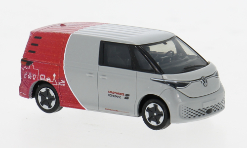 VOLKSWAGEN ID.Buzz Cargo Stadtwerke Konstanz, grey/red