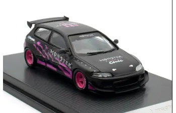 HONDA Civic EG6 *Monster*, black/pink
