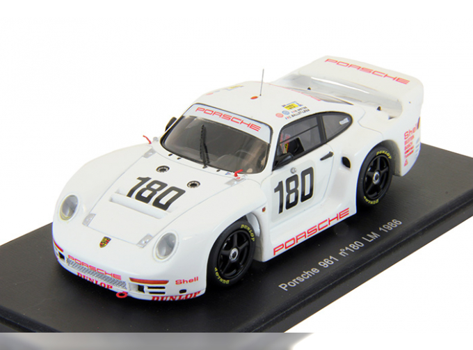 PORSCHE 961 #180 LeMans (1986), white