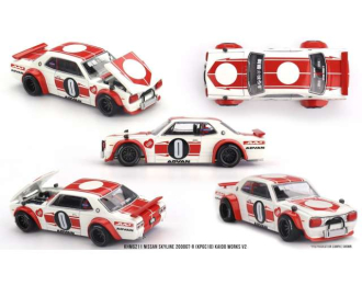 NISSAN Skyline GT-R (KPGC10) Kaido Works V2 (1969), white/red