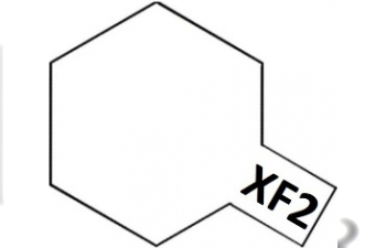 Краска акриловая белый матовый XF-2 Flat White, 10мл.