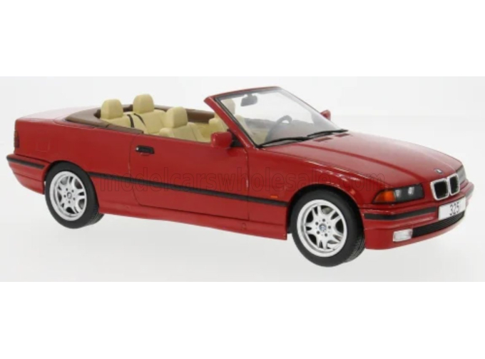 BMW 3-series 325i (E36) cabriolet open (1996), red