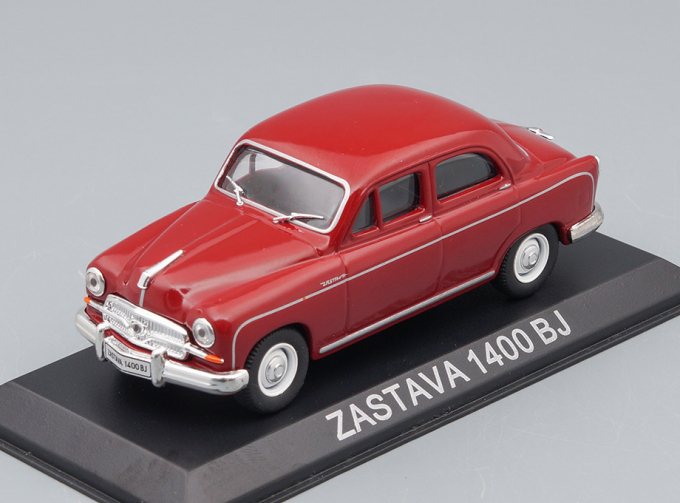 ZASTAVA 1400 BJ, Legendarni Automobili 17, dark red