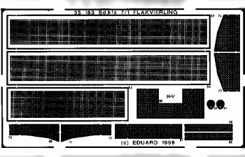 Фототравление для Sd. Kfz.7/1 Flakvierling