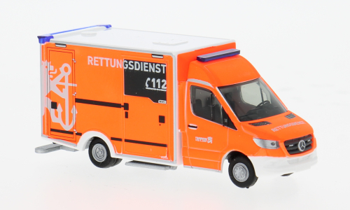 MERCEDES-BENZ Wietmarscher Ambulanzfahrzeug - Design RTW FW Düsseldorf (2018), orange