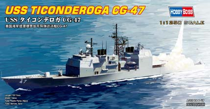 Сборная модель Корабль USS Ticonderoga CG-47