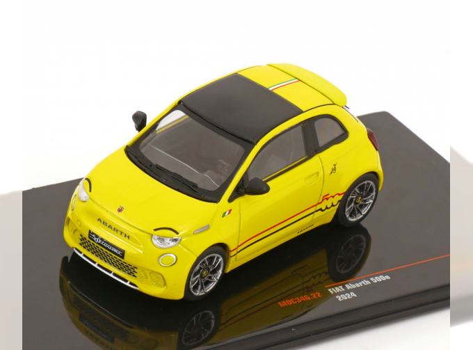 FIAT 500e Abarth (2024), yellow