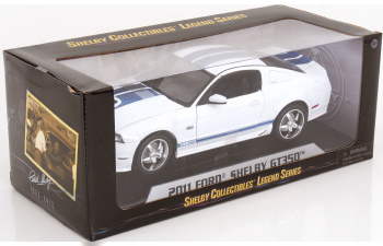 FORD Shelby GT350 (2011), white/blue metallic