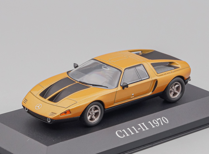 MERCEDES-BENZ C-111-II (1970), Mercedes-Benz Offizielle Modell-Sammlung 22, brown