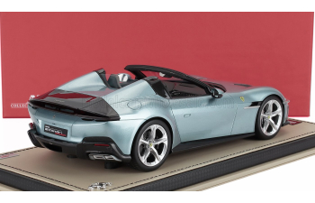 FERRARI 12cilindri Spider V12 830cv (2024) - Con Vetrina - With Showcase, Celeste Trevi - Light Blue Met