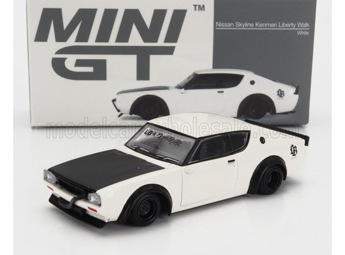 NISSAN Skyline Kenmery Liberty Walk Rhd (1973), White Black