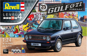 Сборная модель Легковой автомобиль VOLKSWAGEN Golf GTi Pirelli (Подарочный набор 35 лет)