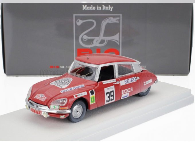 CITROEN Ds21 №39 Rally Montecarlo (1972) Francisco Romaozinho - Heitor Morais, Red
