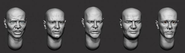 Головы (без волос) №31