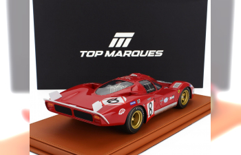 FERRARI 512s 5.0l V12 Team Sefac Spa Ferrari №8 24h Le Mans (1970) Arturo Merziario - Clay Regazzoni, Red