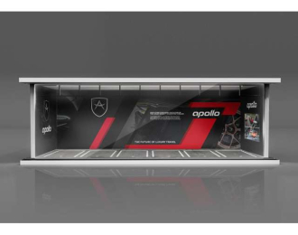Parking Garage *apollo with light*, white/black/red