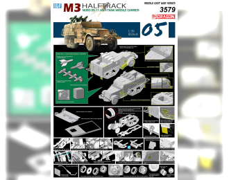 Сборная модель IDF M3 Halftrack Nord SS-11 Anti-Tank Missile Carrier