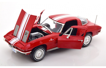 CHEVROLET Corvette C2 Z06 (1963), red white