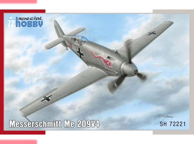 Сборная модель Messerschmitt Me 209V-4