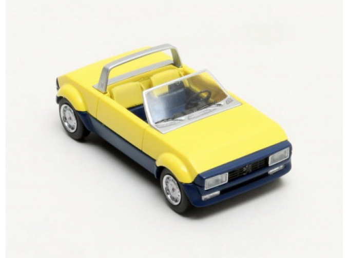 PEUGEOT 104 Peugette Pininfarina 1976 Yellow/Blue