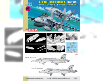 Сборная модель F/A-18E Super Hornet "LOW VIS" VFA-147 & VFA-105