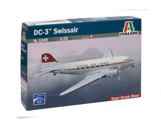 Сборная модель Самолет DC-3 Swissair