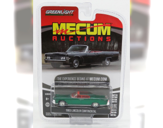 LINCOLN Continental Convertible 1965 Black (Indianapolis 2016) (Greenlight!)