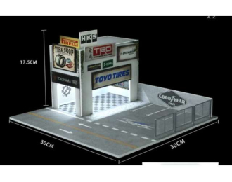Diorama *Workshop with light*, various