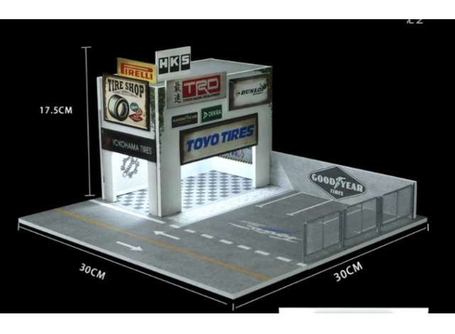 Diorama *Workshop with light*, various