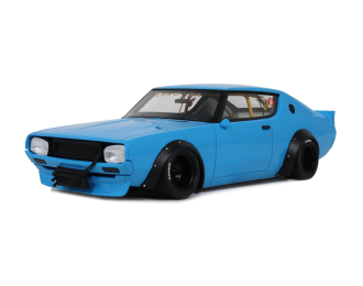 NISSAN SKYLINE 2000 GT-R (KPGC110) LB WORKS (2024), blue 