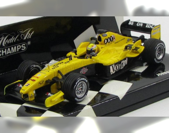 JORDAN F1 Ford Ej14 N 19 Race Version 2004 G.pantano, Yellow Black