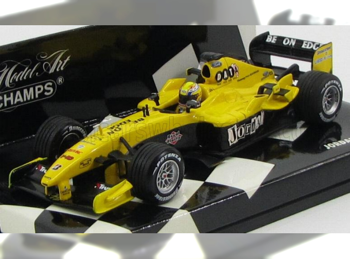 JORDAN F1 Ford Ej14 N 19 Race Version 2004 G.pantano, Yellow Black