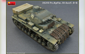 Сборная модель Немецкий средний танк Pz.Kpfw.III Ausf.D / B