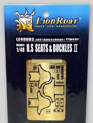 Фототравление Сиденья и пряжки привязных ремней для американских самолетов (2)