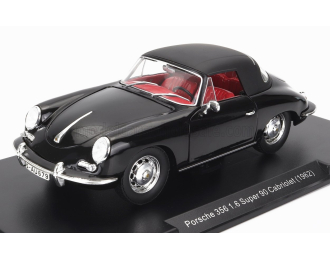 PORSCHE 356 Spider 1.6 Super 90 Cabriolet Closed (1962), black