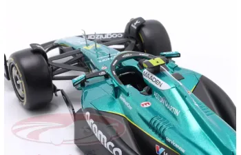 ASTON MARTIN AMR 25 #14 Fernando Alonso with figure, black / silver / turquoise 2025