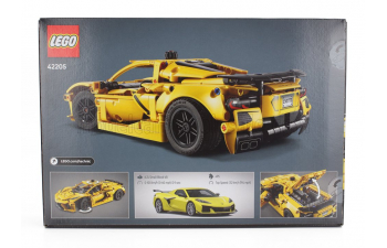 Сборная модель CHEVROLET Lego Technic - Corvette Stingray (2024) - 732 Pcs, Yellow
