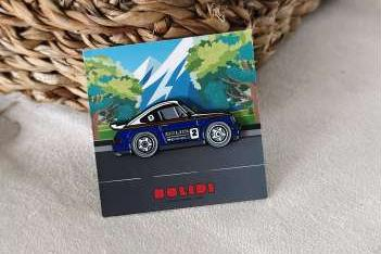 Значок Pin Porsche 911 Rothmans Livery, blue