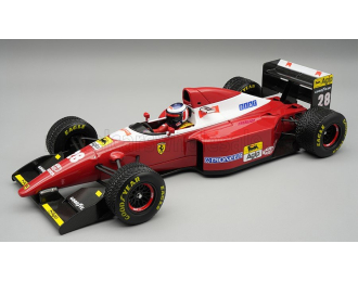 FERRARI F1 F93A Team Scuderia Ferrari №28 European Donington Park GP Rain Tires (with pilot figure) 1993 Gerhard Berger